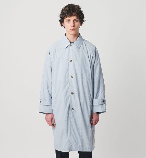 UNITED ARROWS「ナイロン/タフタ ウィンドウ マック コート 撥水」|ステンカラーコート|