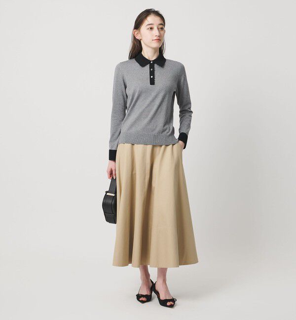 UNITED ARROWS「クロシェ ポロニット ‐ウォッシャブル‐」|ニット・セーター|