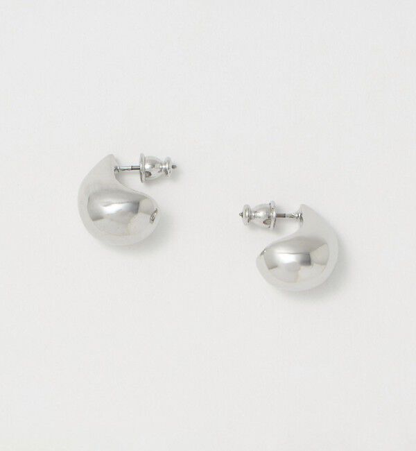 UNITED ARROWS「クレセントムーン ピアス」|ピアス|SILVER