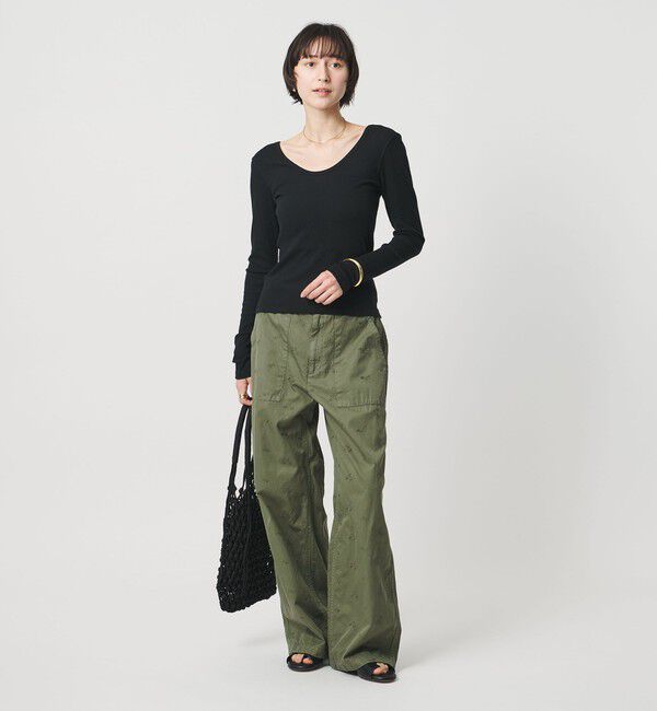 UNITED ARROWS「【別注】＜TICCA＞エンブロイダリー ペインターパンツ」|チノ|