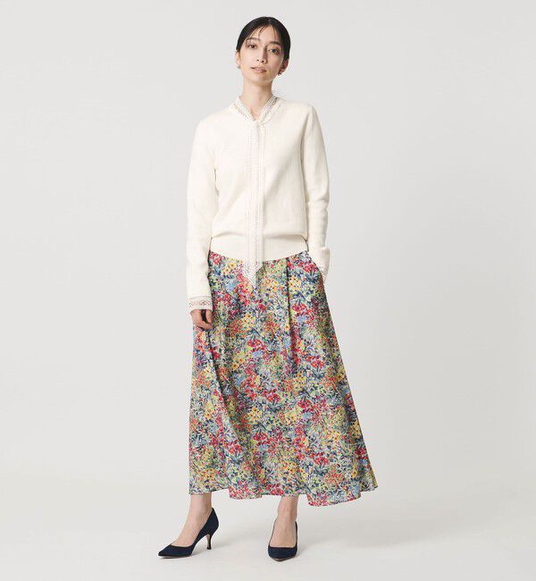 UNITED ARROWS「4WAY ボウタイレース ニット」|ニット・セーター|