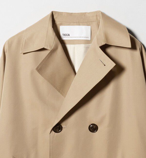 UNITED ARROWS「＜TICCA＞テント トレンチコート」|トレンチコート|