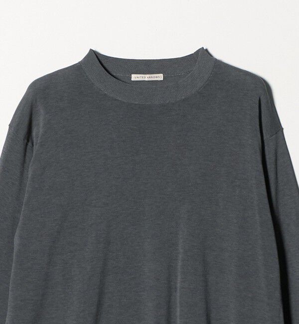 UNITED ARROWS「ハイツイストコットン ハイゲージ クルーネックニット 接触冷感」|ニット・セーター|
