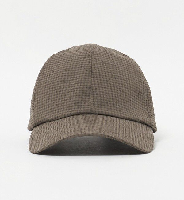 UNITED ARROWS「ギンガムチェック キャップ UV」|キャップ・キャスケット|