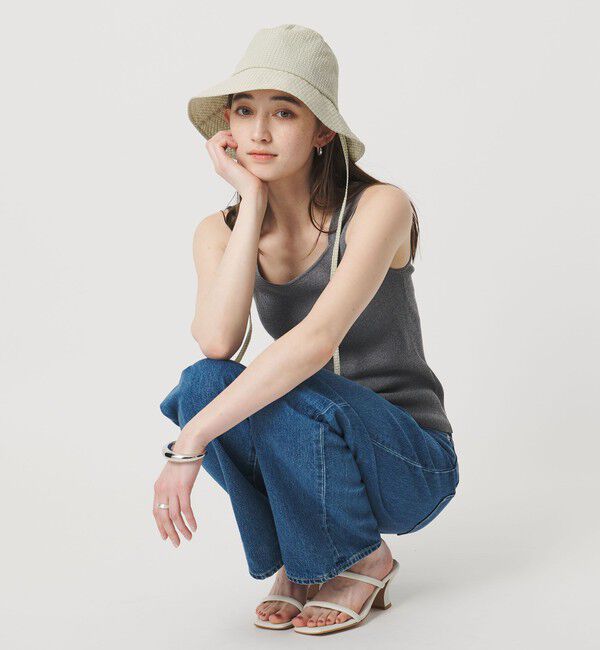 UNITED ARROWS「ギンガムチェック ハット UV」|ハット|