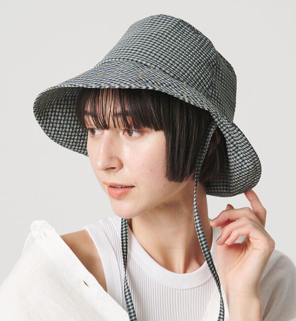UNITED ARROWS「ギンガムチェック ハット UV」|ハット|OLIVE