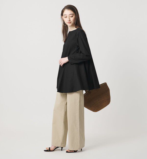 UNITED ARROWS「バイアス フレア チュニック ブラウス ‐ウォッシャブル‐」|シャツ・ブラウス|