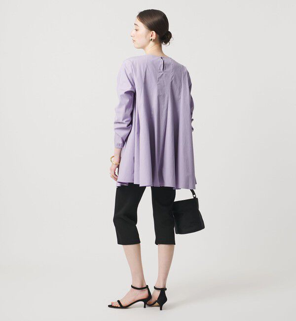 UNITED ARROWS「バイアス フレア チュニック ブラウス ‐ウォッシャブル‐」|シャツ・ブラウス|