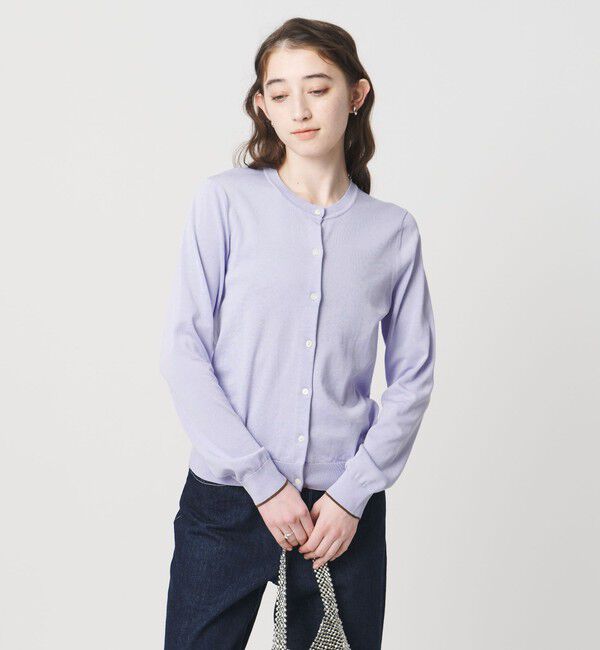 UNITED ARROWS「18G クルーネック ニットカーディガン ‐ウォッシャブル‐」|カーディガン|