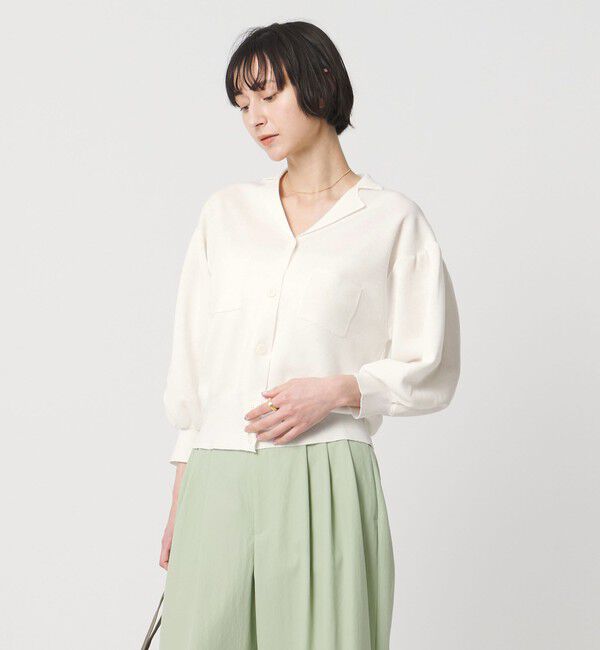 UNITED ARROWS「ジャケットライク ニットカーディガン ‐ウォッシャブル‐」|カーディガン|