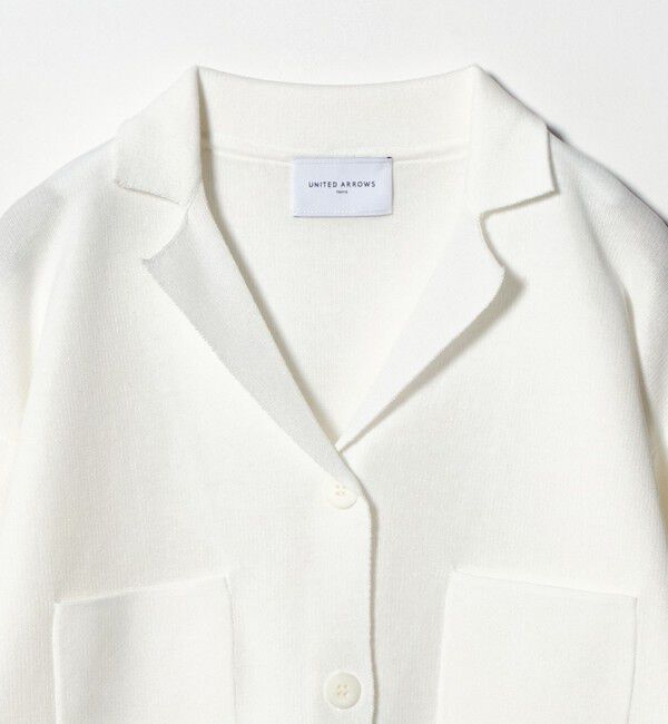 UNITED ARROWS「ジャケットライク ニットカーディガン ‐ウォッシャブル‐」|カーディガン|