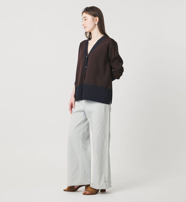 UNITED ARROWS「ミニマル 2WAY カーディガン ‐ウォッシャブル‐」|カーディガン|