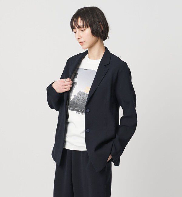 UNITED ARROWS「COMFY テーラードジャケット ‐防汚 UVカット ウォッシャブル‐」|テーラードジャケット|