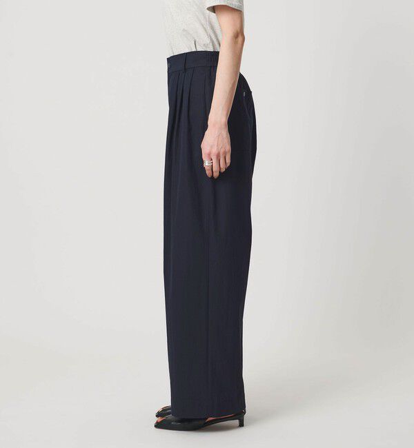 UNITED ARROWS「ツイル ダブルタック イージーパンツ」|チノ|