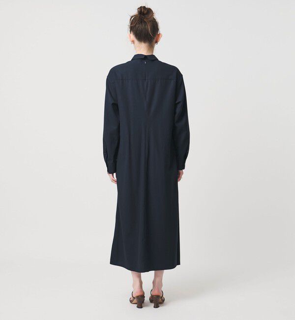 UNITED ARROWS「ドレープ ギャザー ワンピース ‐ウォッシャブル‐」|ワンピース|