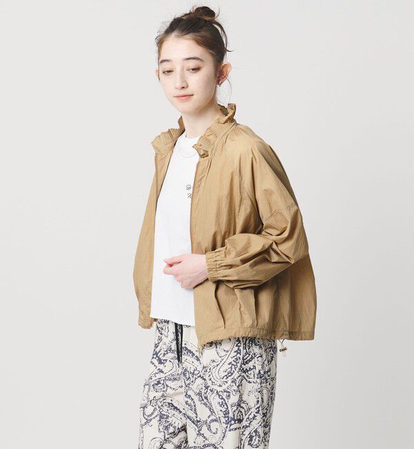 UNITED ARROWS「【別注】＜Marilyn Moon＞シアー ドルマン ブルゾン」|ブルゾン・スタジャン|BEIGE