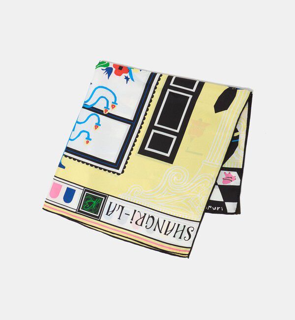 UNITED ARROWS「＜manipuri＞SILK 65&times;65 スカーフ 26SS」|バンダナ・スカーフ|