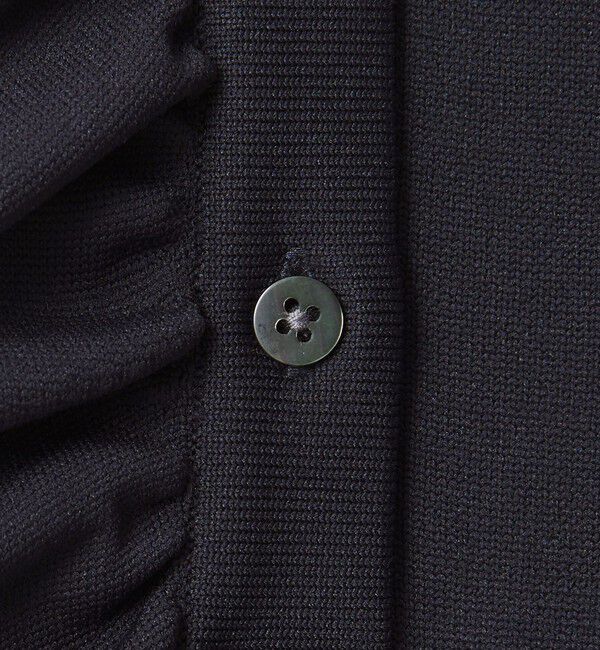 UNITED ARROWS「ミニマル Vネックフリル プルオーバー」|ニット・セーター|