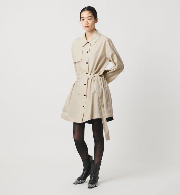 AEWEN MATOPH「＜AEWEN MATOPH＞トレンチライク ワンピースコート ‐ ウォッシャブル ‐」|その他|