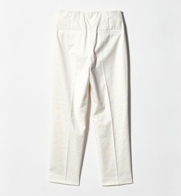 UNITED ARROWS「シャイニー スリム パンツ WHITE ‐ストレッチ ウォッシャブル‐」|スラックス|