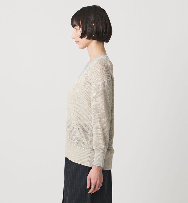 UNITED ARROWS「カラーヤーン Vネック ニット ‐ウォッシャブル‐」|ニット・セーター|