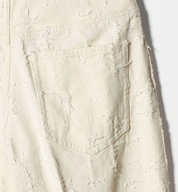 UNITED ARROWS「ジャガード タック ワイドパンツ ‐ウォッシャブル‐」|チノ|