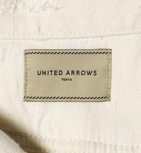 UNITED ARROWS「ジャガード タック ワイドパンツ ‐ウォッシャブル‐」|チノ|