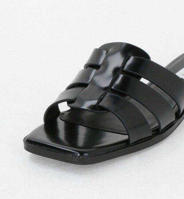 UNITED ARROWS「レザー フラットミュール」|サンダル|