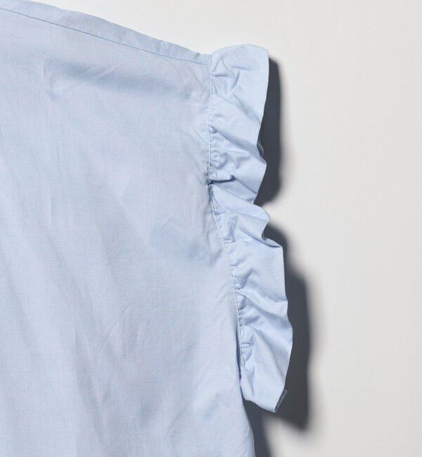 UNITED ARROWS「＜dahl&rsquo;ia＞フリル ノースリーブ ブラウス」|シャツ・ブラウス|