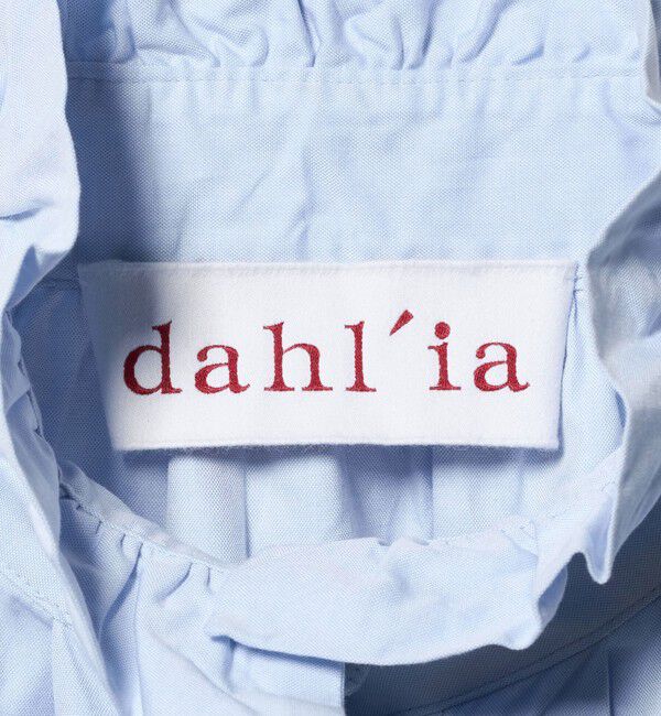 UNITED ARROWS「＜dahl&rsquo;ia＞フリル ノースリーブ ブラウス」|シャツ・ブラウス|