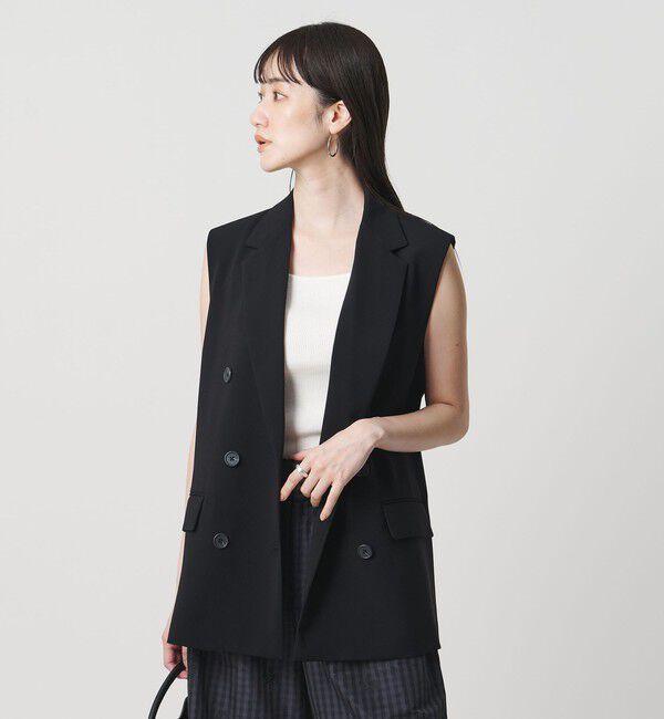 UNITED ARROWS「Drapy テーラード ミドル ベスト」|ベスト・ジレ|