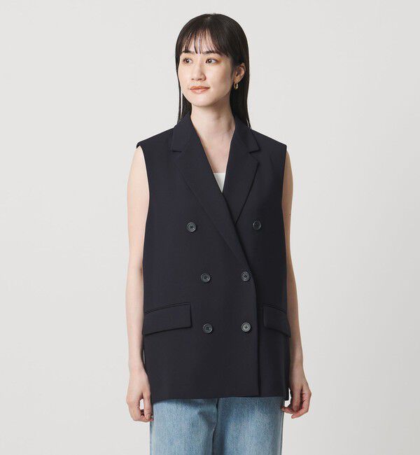 UNITED ARROWS「Drapy テーラード ミドル ベスト」|ベスト・ジレ|