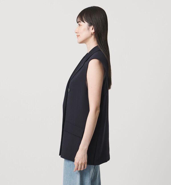 UNITED ARROWS「Drapy テーラード ミドル ベスト」|ベスト・ジレ|