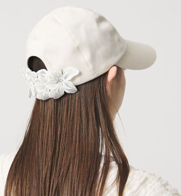 UNITED ARROWS「＜Athena New York＞ALICIA フラワー キャップ」|キャップ・キャスケット|
