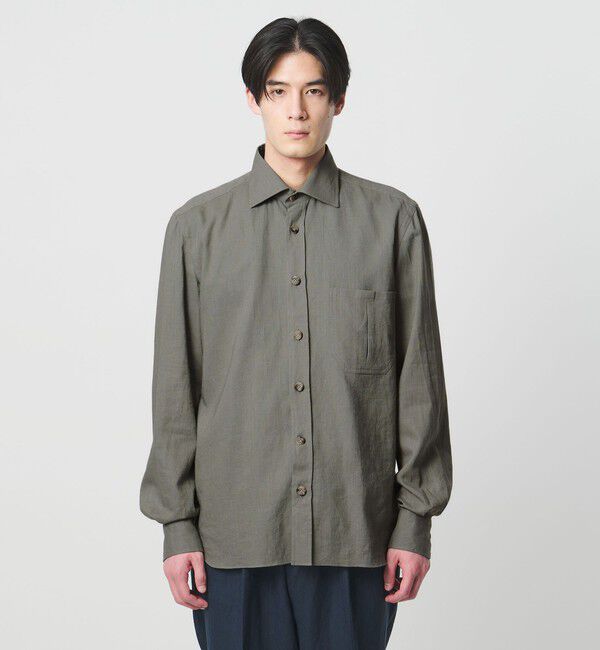 UNITED ARROWS「＜ERRICO FORMICOLA＞GIANNI/ ソリッドシャツ」|カーディガン|