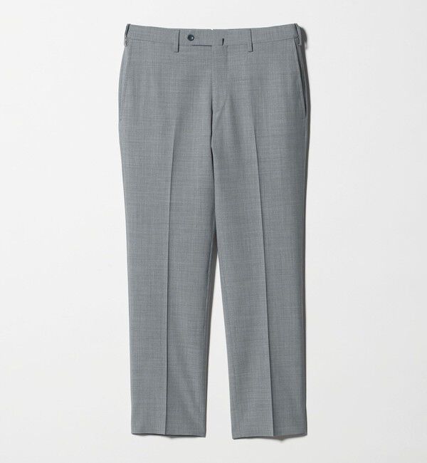 UNITED ARROWS「トロピカル サイドエクステンド ノープリーツ スラックス COMFORT EASY‐MODEL ウォッシャブル タテヨコス」|スラックス|