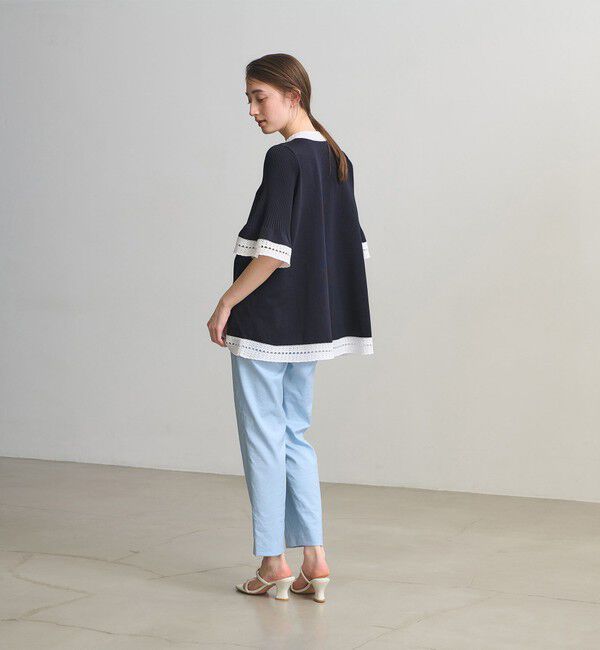 UNITED ARROWS「Vネック ニットチュニック 」|ニット・セーター|