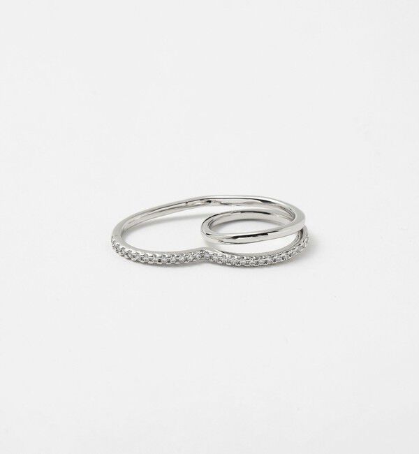 UNITED ARROWS「ハート ダブルリング」|リング|