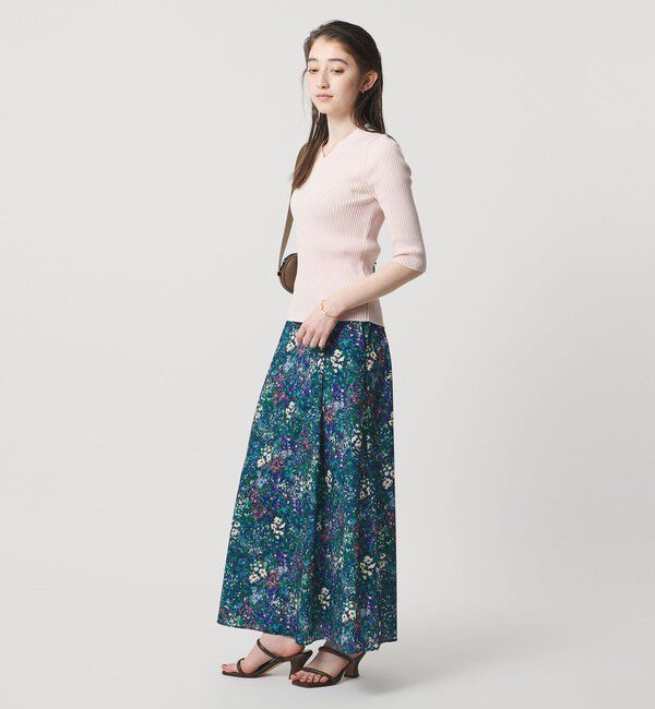 UNITED ARROWS「フラワー プリント スカート」|スカート|