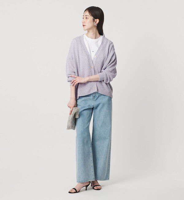 UNITED ARROWS「ペーパー Vネック カーディガン」|カーディガン|