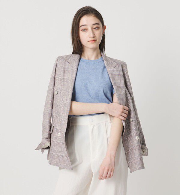 UNITED ARROWS「ラメ テンジク Tシャツ」|Tシャツ・カットソー|