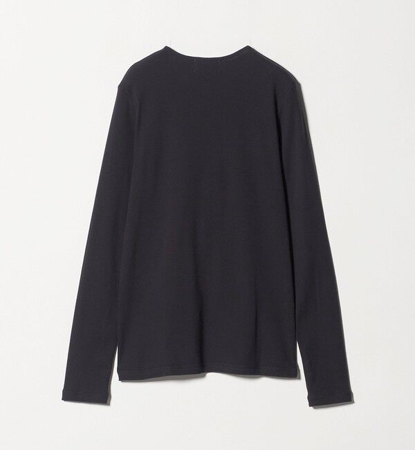 UNITED ARROWS「コットン フライス ヘンリーネック ロング Tシャツ」|Tシャツ・カットソー|