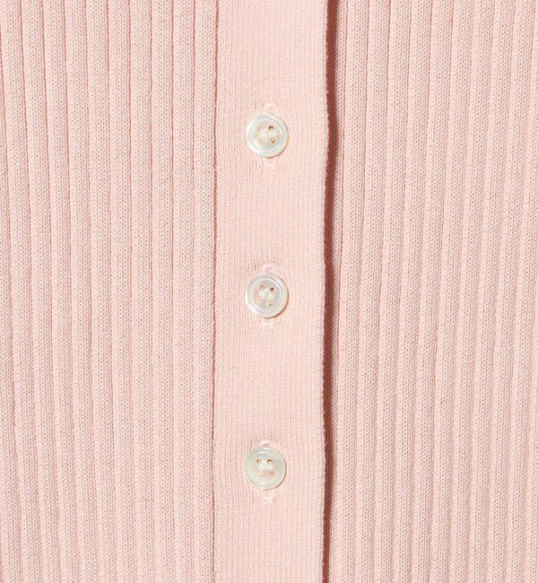 UNITED ARROWS「リブ ポロニット カーディガン ‐ウォッシャブル‐」|カーディガン|