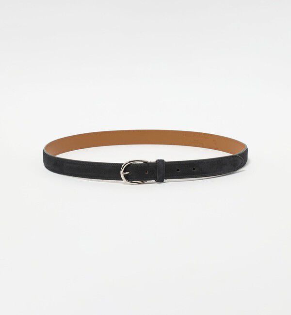 UNITED ARROWS「ベロアレザー ベルト」|ベルト|BLACK