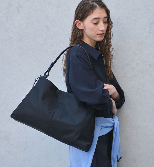 UNITED ARROWS「2WAY ワイドショルダーバッグ」|ショルダー・メッセンジャー|BLACK