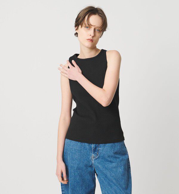 AEWEN MATOPH「＜AEWEN MATOPH＞リブ アメリカンスリーブタンクトップ」|タンクトップ|