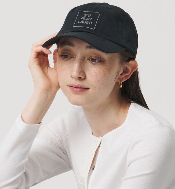 UNITED ARROWS「【別注】＜HANDTEX＞キャップ -3TIPS -」|キャップ・キャスケット|BLACK