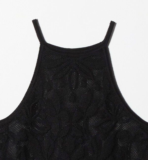 AEWEN MATOPH「＜AEWEN MATOPH＞メッシュジャガード アシンメトリーフレアキャミソール」|キャミソール|