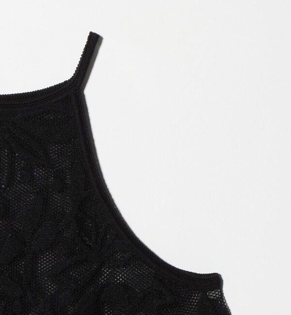 AEWEN MATOPH「＜AEWEN MATOPH＞メッシュジャガード アシンメトリーフレアキャミソール」|キャミソール|