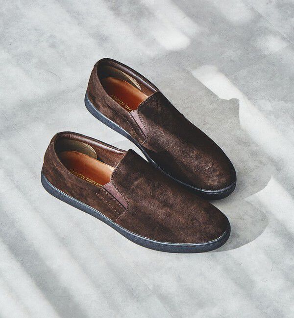 UNITED ARROWS green label relaxing「GLR スリッポン V2 スニーカー」|スニーカー|DK.BROWN